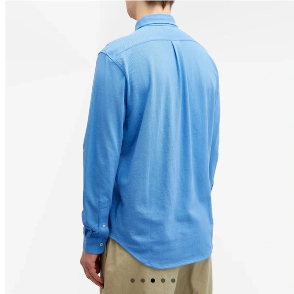 Polo Ralph Lauren size medium pique button down in excellent like-new co… - Picture 3 of 7